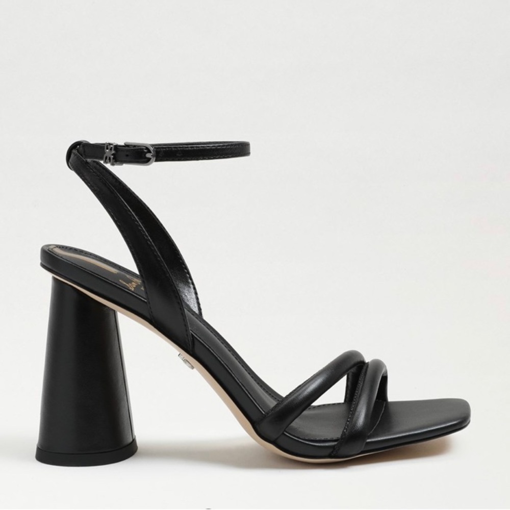 Sam Edelman KIA BLOCK HEEL SANDAL in Black Size 8.5 NEW
